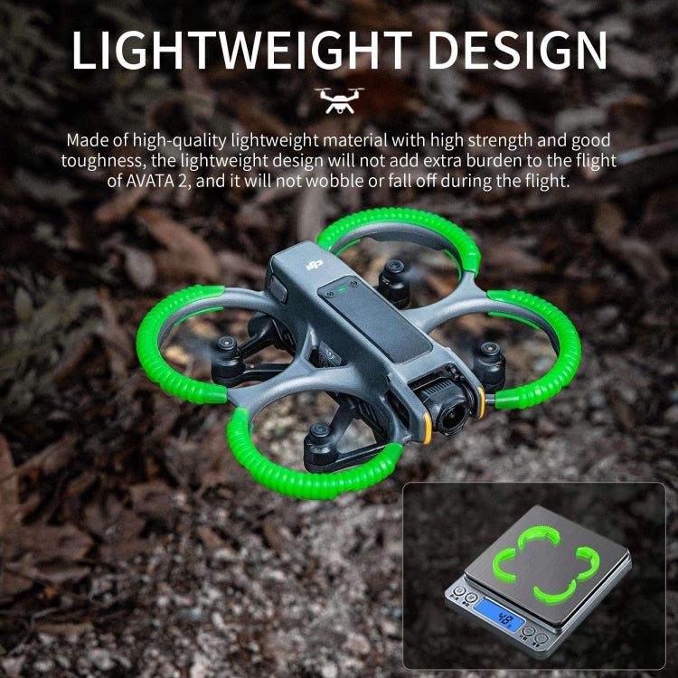 For DJI AVATA 2 STARTRC Propeller TPU Protective Guard Anti-collision Ring Cover(Fluorescent Green) - Other by STARTRC | Online Shopping South Africa | PMC Jewellery | Buy Now Pay Later Mobicred