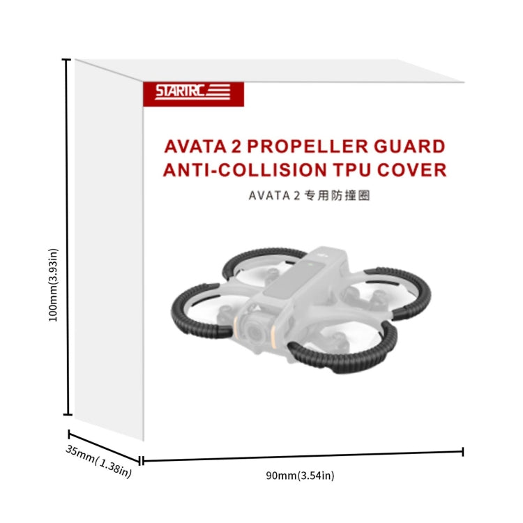 For DJI AVATA 2 STARTRC Propeller TPU Protective Guard Anti-collision Ring Cover(Fluorescent Green) - Other by STARTRC | Online Shopping South Africa | PMC Jewellery | Buy Now Pay Later Mobicred