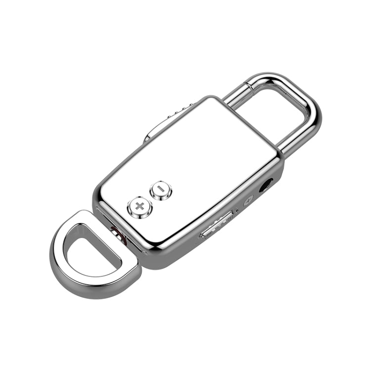 JNN S20 Zinc Alloy Keychain Voice Recorder, Memory:8GB(Silver)