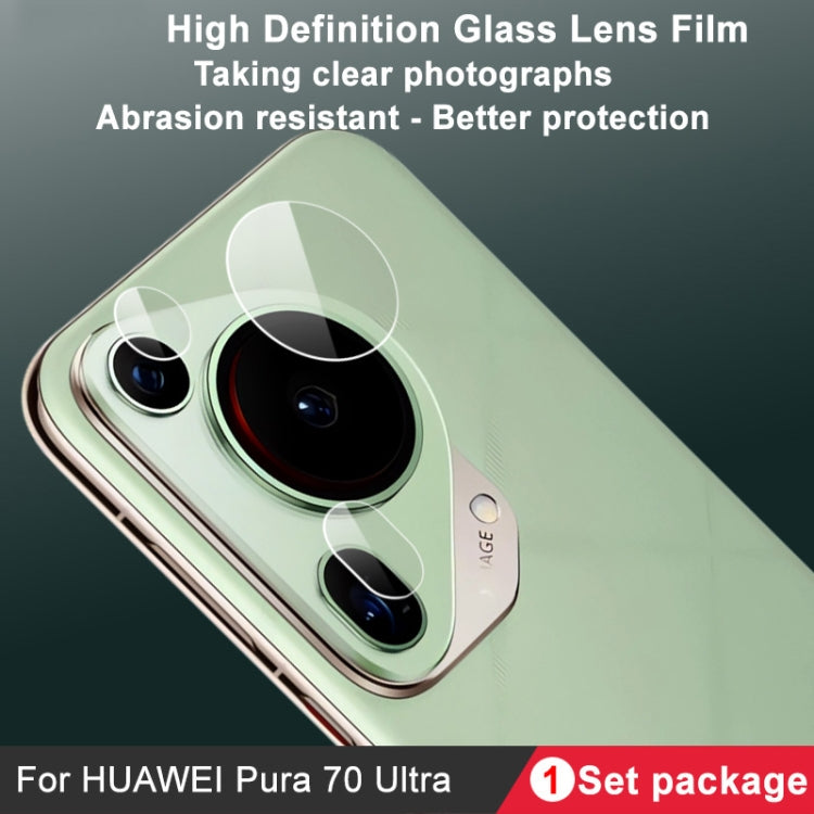 For Huawei Pura 70 Ultra IMAK Rear Camera Glass Lens Film, 1 Set Package - For Huawei by imak | Online Shopping South Africa | PMC Jewellery | Buy Now Pay Later Mobicred