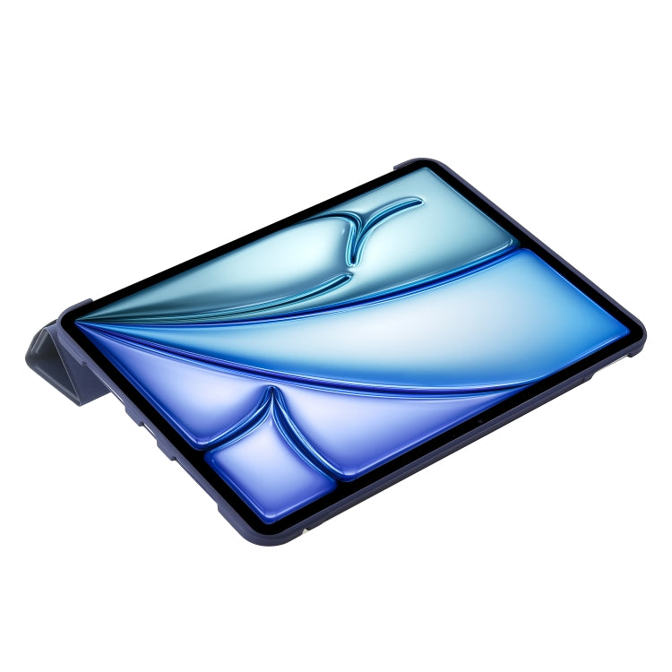 For iPad Air 13 2024 TPU Deformation Flip Leather Tablet Case with Holder(Dark Blue) - iPad Air 13 2024 Cases by PMC TechLife | Online Shopping South Africa | PMC TechLife | Buy Now Pay Later Mobicred
