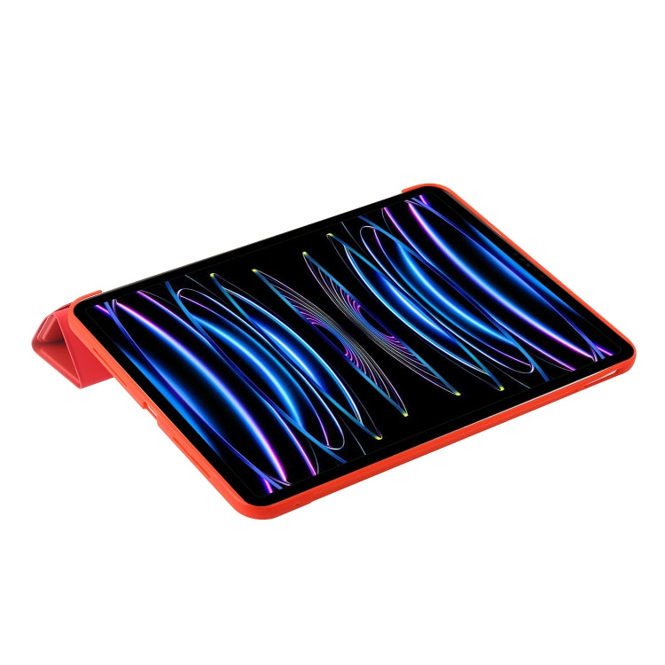 For iPad Pro 13 2024 TPU Deformation Flip Leather Tablet Case with Holder(Red) - iPad Pro 13 2024 Cases by PMC TechLife | Online Shopping South Africa | PMC TechLife | Buy Now Pay Later Mobicred