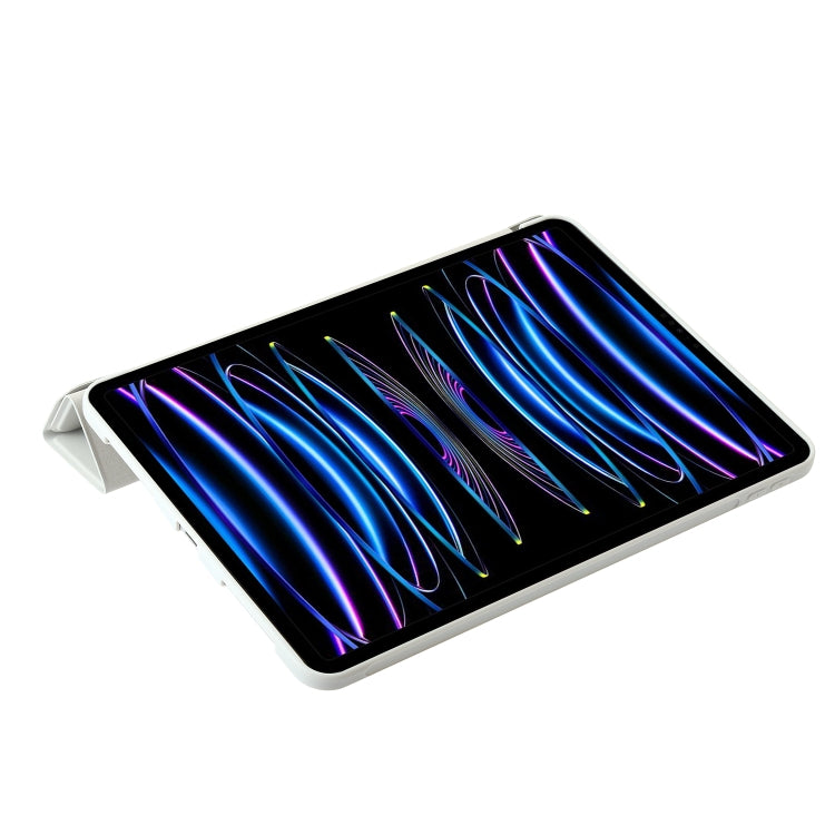 For iPad Pro 13 2024 TPU Deformation Flip Leather Tablet Case with Holder(Grey) - iPad Pro 13 2024 Cases by PMC TechLife | Online Shopping South Africa | PMC TechLife | Buy Now Pay Later Mobicred