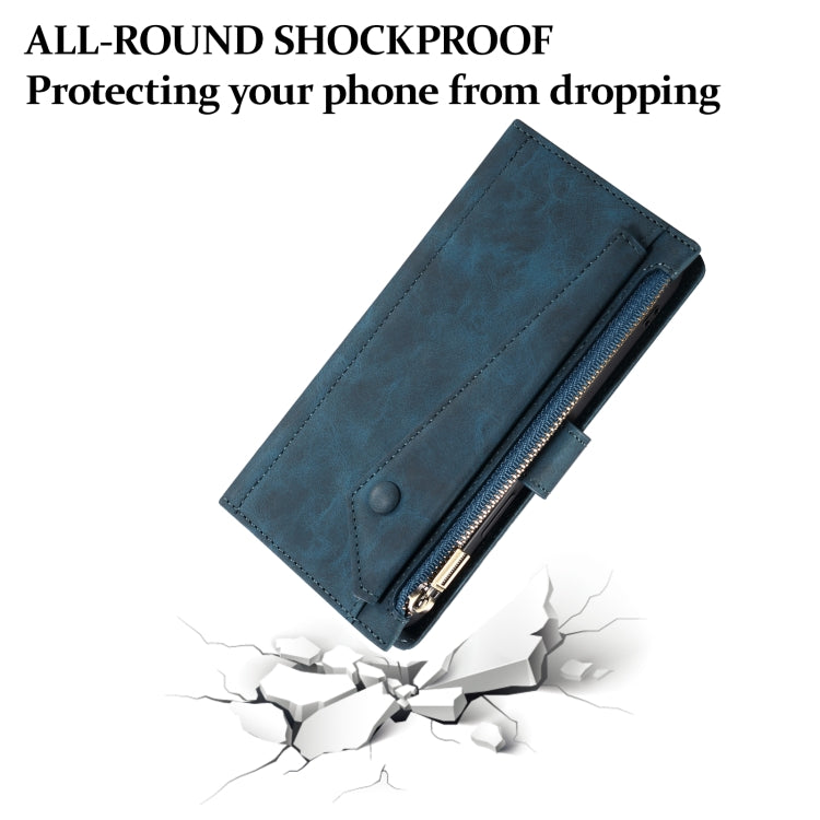 For Motorola Moto G54 Power 5G ESEBLE Retro Frosted RFID Leather Phone Case(Dark Green) - Motorola Cases by ESEBLE | Online Shopping South Africa | PMC TechLife | Buy Now Pay Later Mobicred