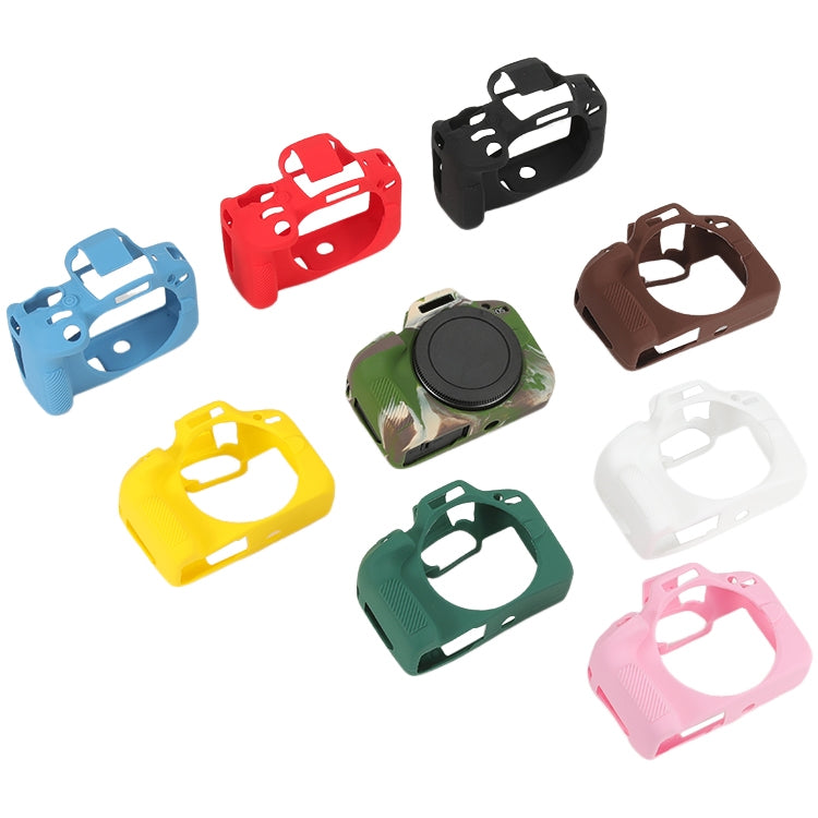 For Canon EOS R100 Glossy Soft Silicone Protective Case(Black) - Protective Case by PMC TechLife | Online Shopping South Africa | PMC TechLife | Buy Now Pay Later Mobicred