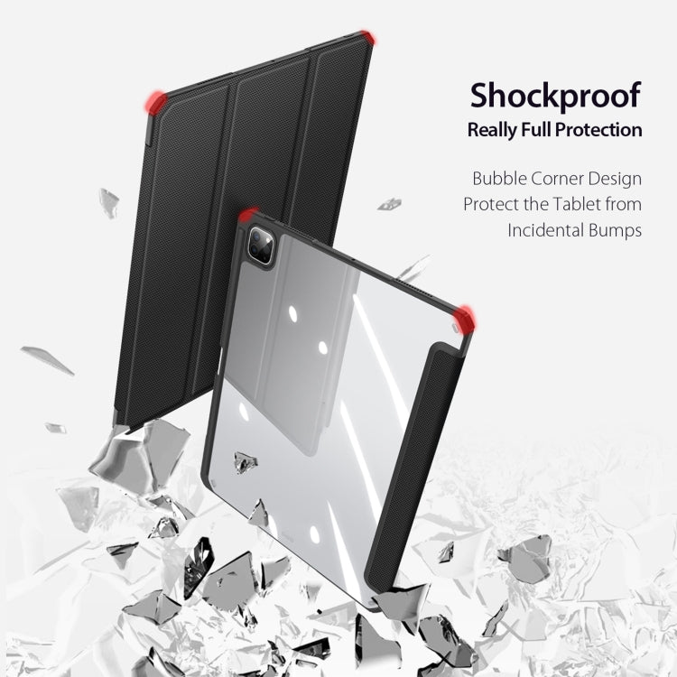 For iPad Pro 13 2024 DUX DUCIS TOBY Series Antiskid Leather Tablet Case with Sleep / Wake-up Function(Black) - free shipping - PMC TechLife - Order now!