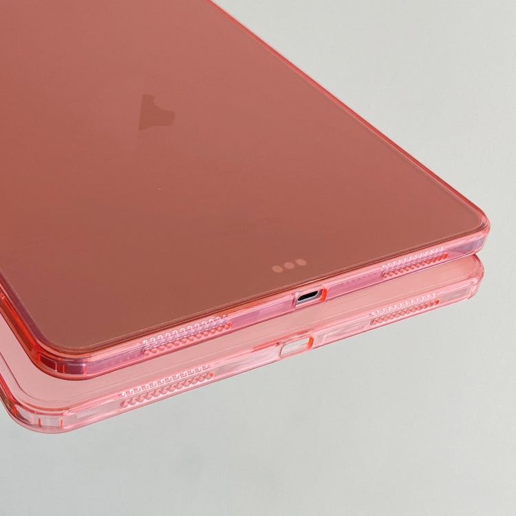 For iPad Air 13 2025 / 2024 Skin-feeling Crystal Clear Acrylic Tablet Case(Pink) - iPad Pro 12.9 (2022/2021) Cases by PMC TechLife | Online Shopping South Africa | PMC TechLife | Buy Now Pay Later Mobicred