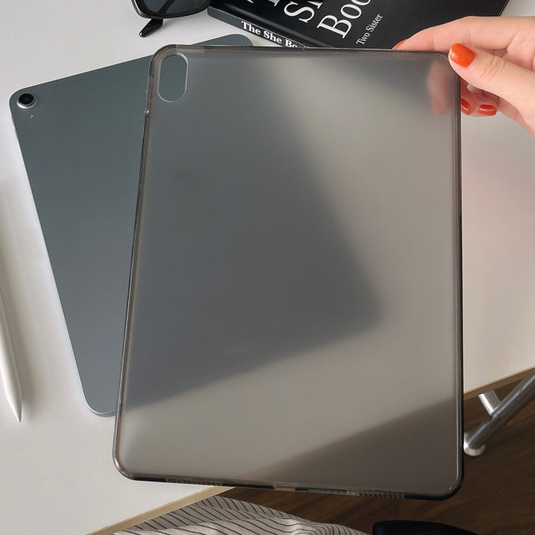 For iPad Air 13 2025 / 2024 Skin-feeling Crystal Clear Acrylic Tablet Case(Black)