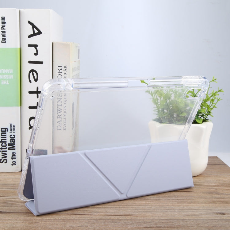 For iPad Pro 11 2022 GEBEI Deformation Leather Tablet Case(Purple) - free shipping - PMc TechLife - Order now!