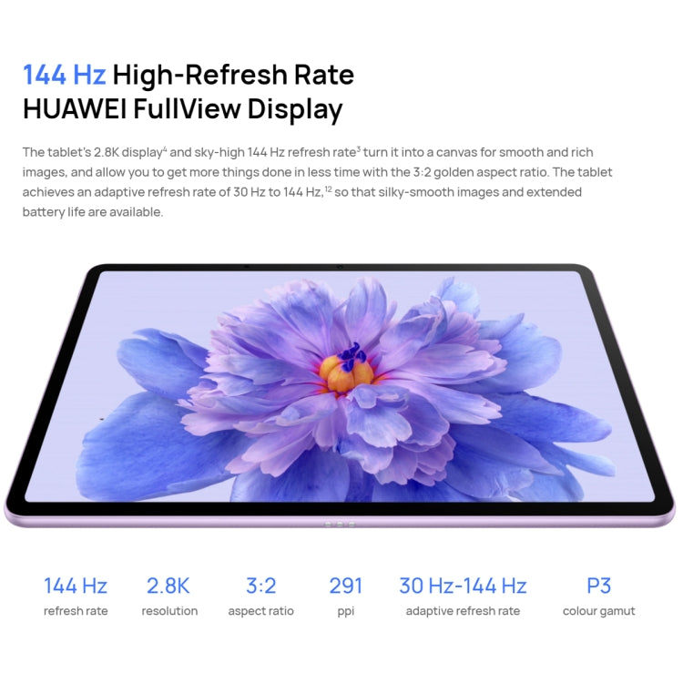 HUAWEI MatePad 11.5S PaperMatte Edition WIFI, 8GB+256GB, HarmonyOS 4.2 Hisilicon Kirin 9000WL, Not Support Google Play(Purple)