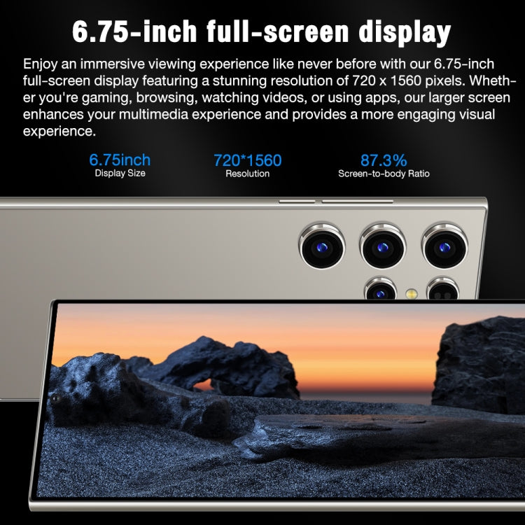 S24 Ultra / L26A, 3GB+64GB, 6.75 inch Screen, Android 8.1 MTK6753 Octa Core, Network: 4G, Dual SIM(Gold) - by PMC Jewellery | Online Shopping South Africa | PMC Jewellery | Buy Now Pay Later Mobicred