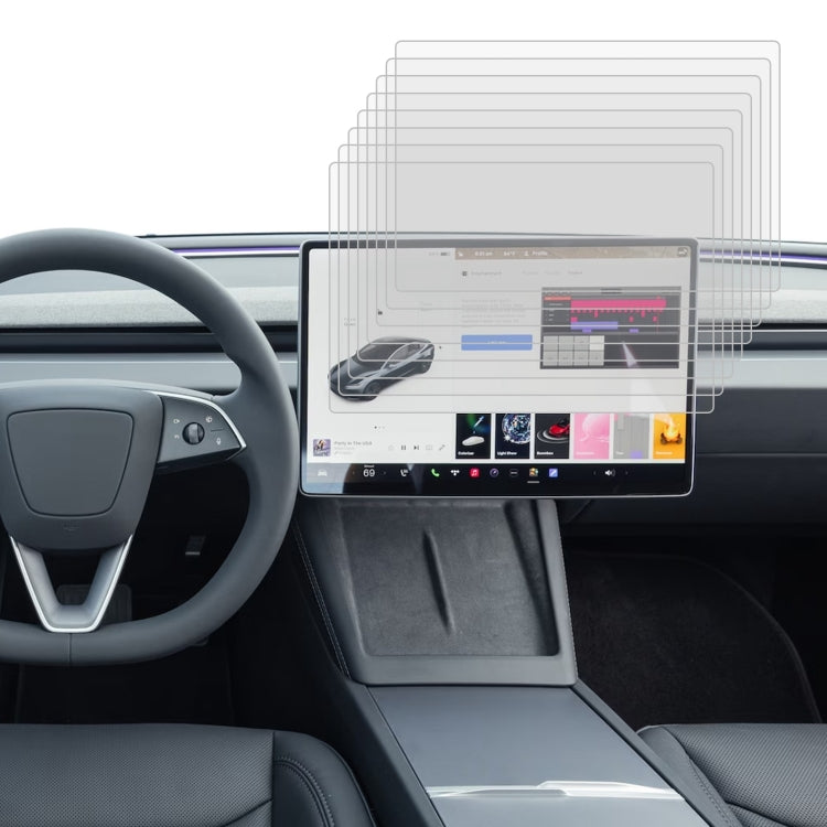 For Tesla Model 3 2024 25pcs Car Navigator Protective Film Tempered Glass Film - Accessories by PMC TechLife | Online Shopping South Africa | PMC TechLife | Buy Now Pay Later Mobicred
