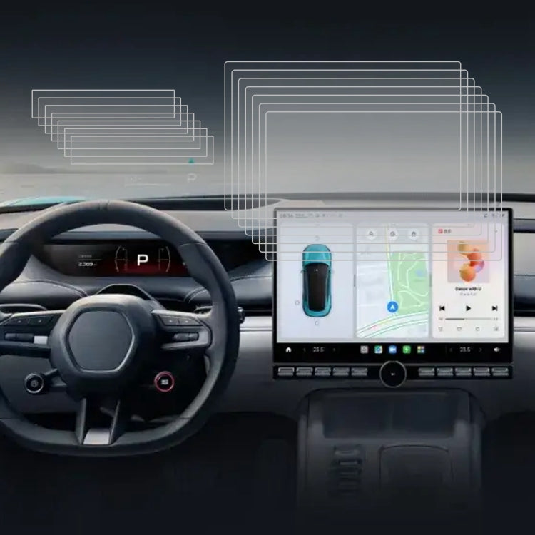 For XIAOMI SU7 25pcs Car Navigator Protective Film Tempered Glass Film - free shipping - PMC TechLife - Order now!