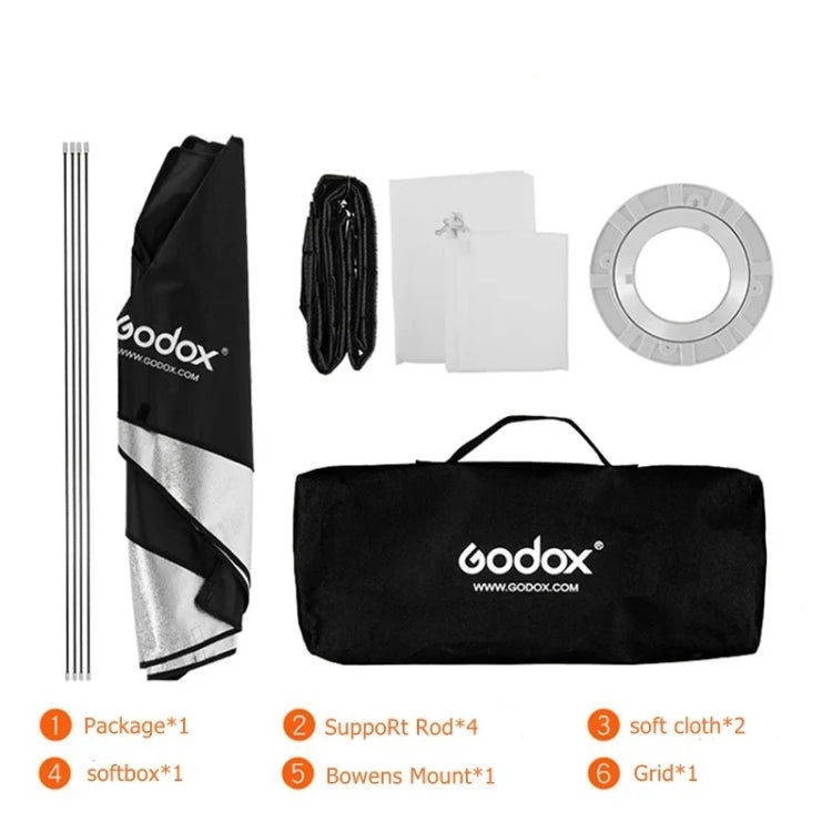 Godox SB-FW Series Bowens Mount Softbox Honeycomb Grid, Size:22 x 90cm - free shipping - PMC Jewellery - Order now!