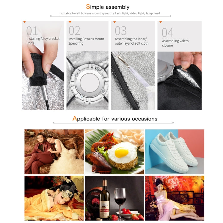 Godox SB-FW Series Bowens Mount Softbox Honeycomb Grid, Size:30 x 120cm - free shipping - PMC TechLife - Order now!