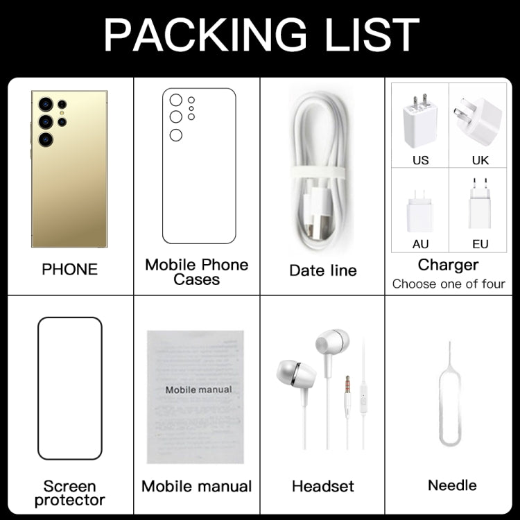 S24 Ultra / L26, L26 2GB+16GB, 6.75 inch Screen, Face Identification, Android 8.1 MTK6580P Quad Core, Network: 3G, Dual SIM(Gold) - by PMC TechLife | Online Shopping South Africa | PMC TechLife