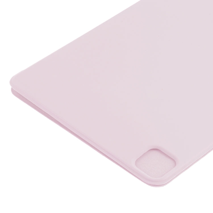 For iPad Pro 11 2024 Double-sided Clip Non-buckle Magnetic PU Smart Tablet Case(Pink) - iPad Pro 11 2024 Cases by PMC TechLife | Online Shopping South Africa | PMC TechLife | Buy Now Pay Later Mobicred