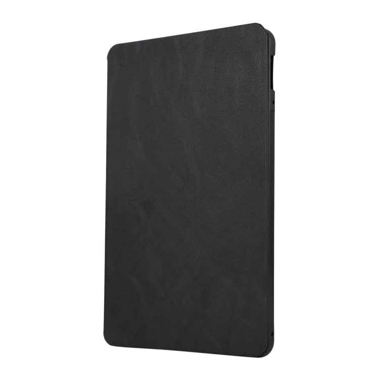 For iPad Air 11 2024 TPU Flip Tablet Protective Leather Case(Black)