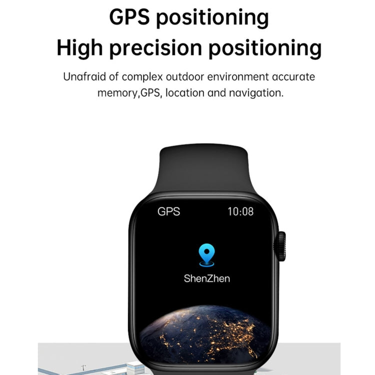 WS11 MAX 2.2 inch Fitness Sport Smart Watch, Support Bluetooth Call / Sleep / Blood Oxygen / Heart Rate / Blood Pressure Health Monitor(Black)