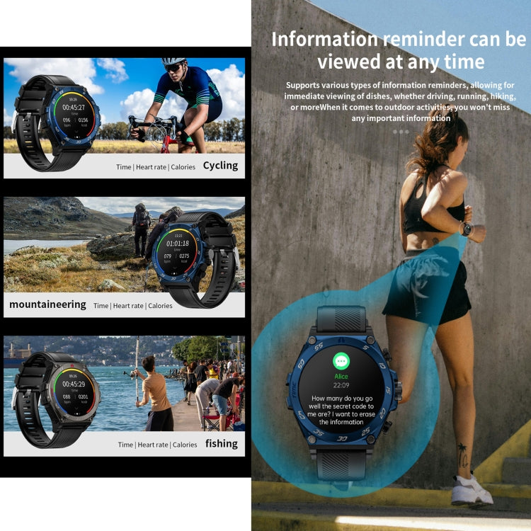 LC18 1.53 inch IP67 BT5.0 Sport Smart Watch with Earbuds, Support Bluetooth Call / Sleep / Blood Oxygen / Heart Rate / Blood Pressure Health Monitor(Black)