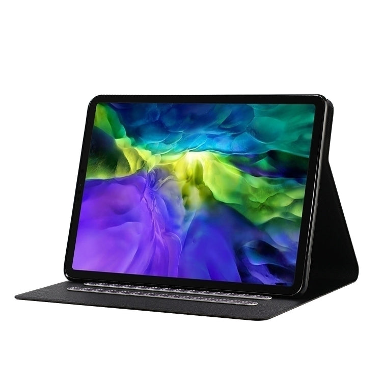 For iPad Pro 11 2024 Pure Color Smart Leather Tablet Case(Purple)