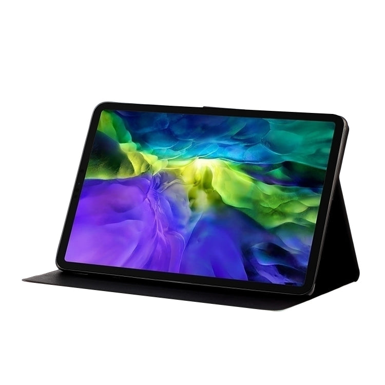 For iPad Pro 11 2024 Voltage Coloured Drawing Smart Leather Tablet Case(Iron Tower)