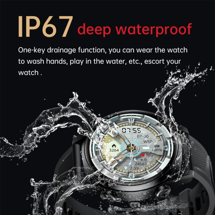 WS-11 1.43 inch IP67 Sport Smart Watch, Support Bluetooth Call / Sleep / Blood Oxygen / Heart Rate / Blood Pressure Health Monitor(Silver)