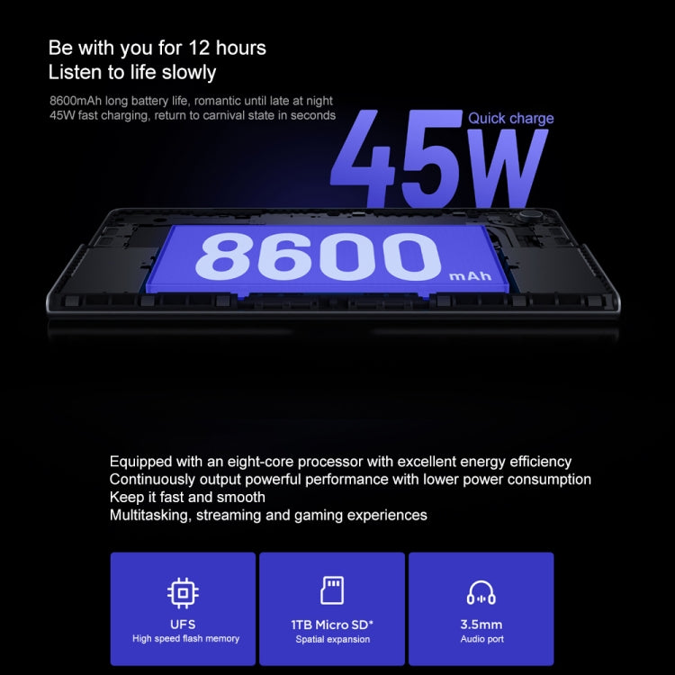 Lenovo Xiaoxin Pad Studio 11.5 inch WiFi Tablet, 8GB+256GB, ZUI 16 MediaTek Helio G99 Octa Core, Support Face Identification, Only Chinese & English(Dark Grey) - free shipping - PMC TechLife - Order now!