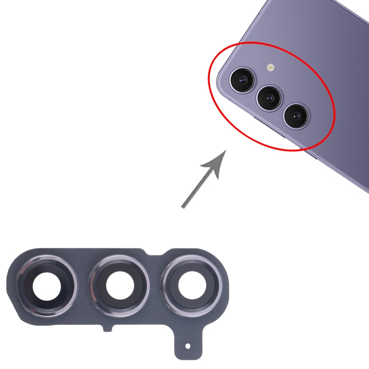 For Samsung Galaxy S24+ SM-S926B 10pcs Original Rear Camera Lens Cover(Silver) - free shipping - PMc TechLife - Order now!