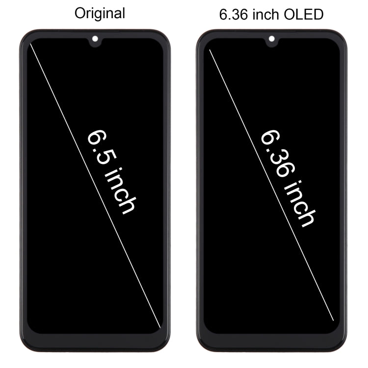 For Samsung Galaxy A24 SM-A245F 6.36inch OLED LCD Screen Digitizer Full Assembly with Frame