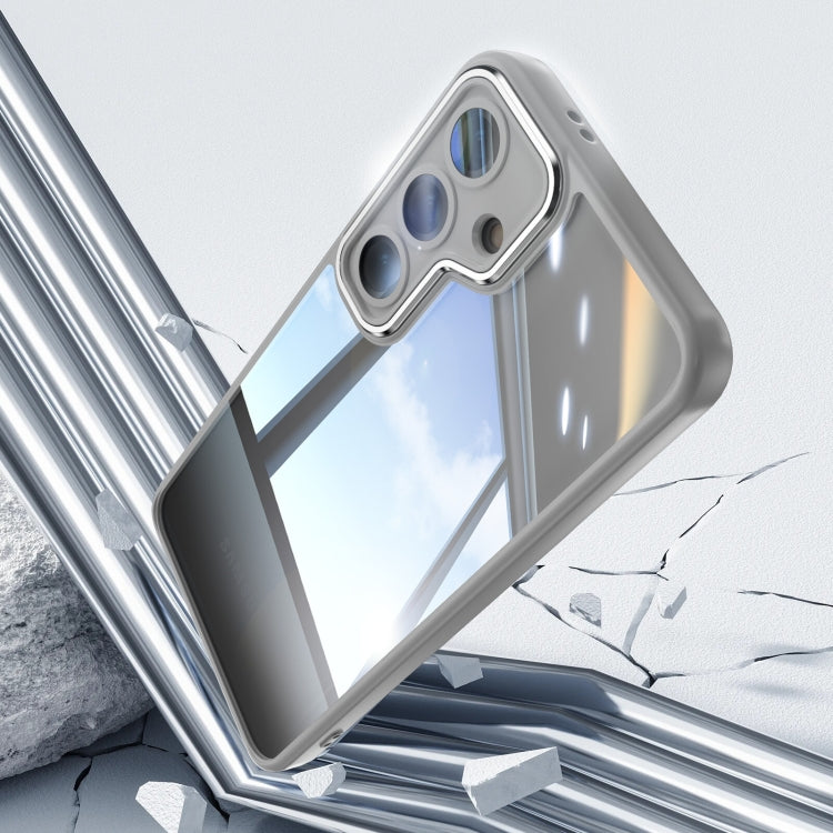 For Samsung Galaxy S25 5G Acrylic Hybrid TPU Armor Shockproof Phone Case(Grey)