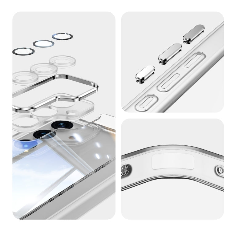 For Samsung Galaxy S25 5G Acrylic Hybrid TPU Armor Shockproof Phone Case(Transparent) - Galaxy S25 5G Cases by PMC Jewellery | Online Shopping South Africa | PMC Jewellery | Buy Now Pay Later Mobicred