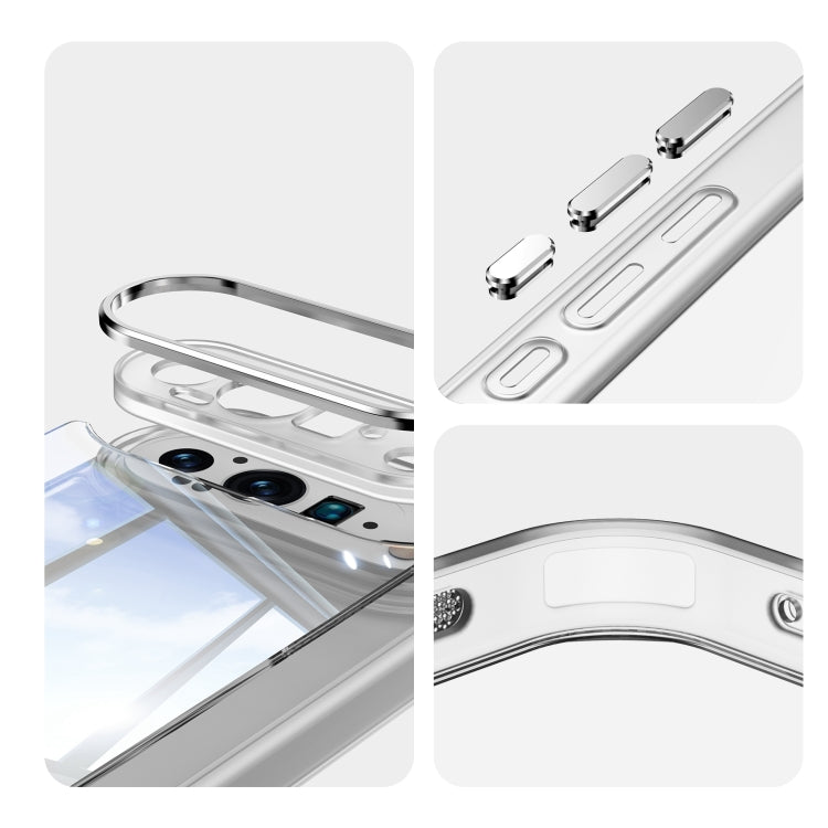 For Google Pixel 9 Pro XL Acrylic Hybrid TPU Armor Shockproof Phone Case(Transparent) - Google Cases by PMC TechLife | Online Shopping South Africa | PMC TechLife | Buy Now Pay Later Mobicred