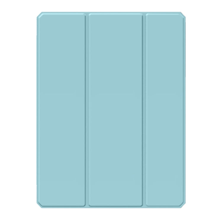 For iPad Pro 13 2024 Mutural Pinyue Series Smart Leather Tablet Case(Sky Blue)