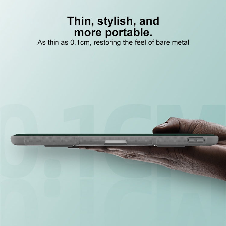 For iPad Pro 11 2024 Mutural PC Hybrid TPU Leather Smart Tablet Case(Dark Blue)