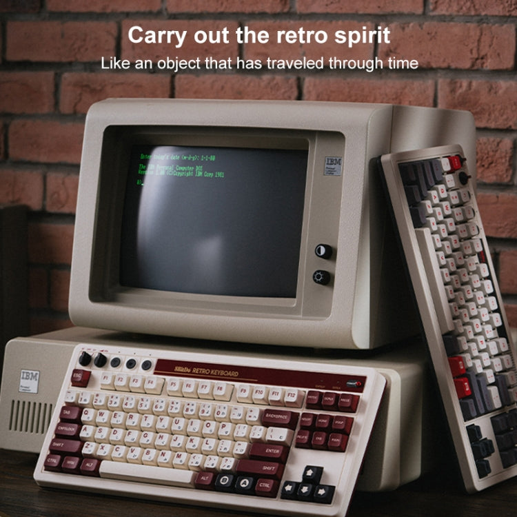8Bitdo Retro Wireless Bluetooth Tri-Mode Mechanical Keyboard(Red) - free shipping - PMC Jewellery - Order now!