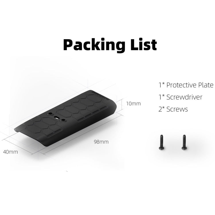 For DJI Avata 2 Sunnylife Drone Anti-Collision Protective Cover Back Plate(Black) - Other by Sunnylife | Online Shopping South Africa | PMC TechLife | Buy Now Pay Later Mobicred