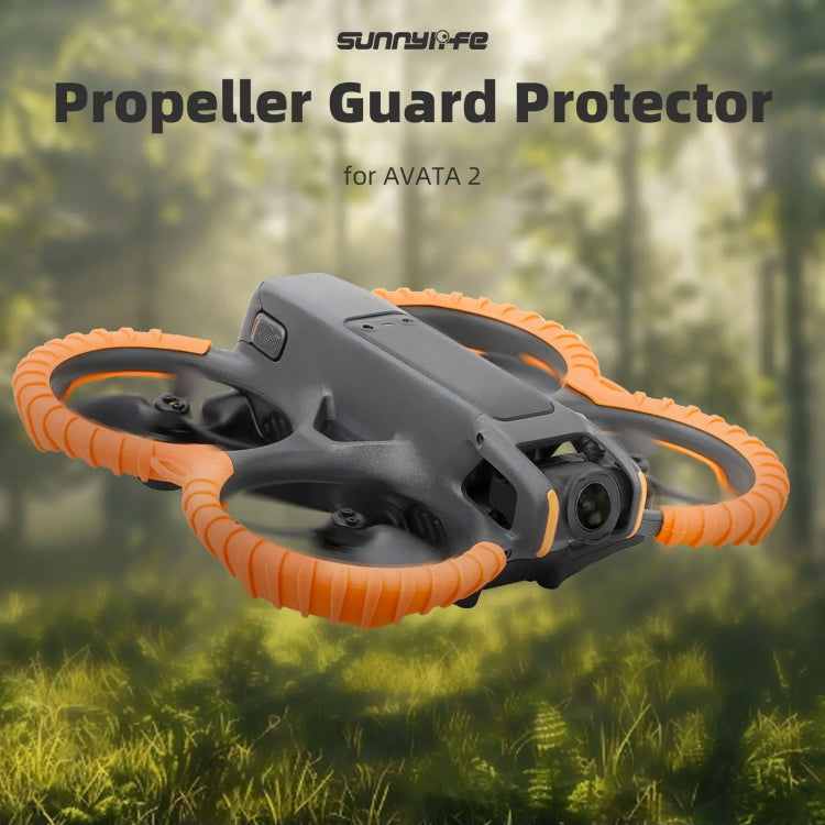 For DJI Avata 2 Sunnylife Drone Anti-Collision Protective Cover Combo Case Kit(Black) - Cases & Bags by Sunnylife | Online Shopping South Africa | PMC Jewellery | Buy Now Pay Later Mobicred