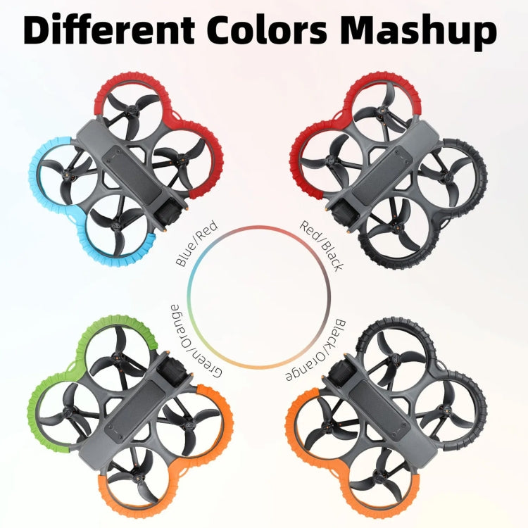 For DJI Avata 2 Sunnylife Drone Anti-Collision Protective Cover Combo Case Kit(Black) - Cases & Bags by Sunnylife | Online Shopping South Africa | PMC Jewellery | Buy Now Pay Later Mobicred