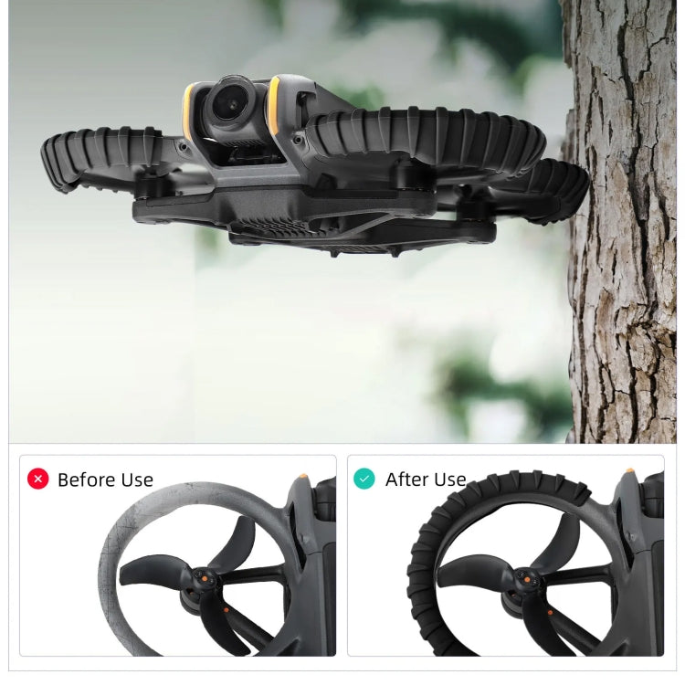 For DJI Avata 2 Sunnylife Drone Anti-Collision Protective Cover Combo Case Kit(Black) - Cases & Bags by Sunnylife | Online Shopping South Africa | PMC Jewellery | Buy Now Pay Later Mobicred