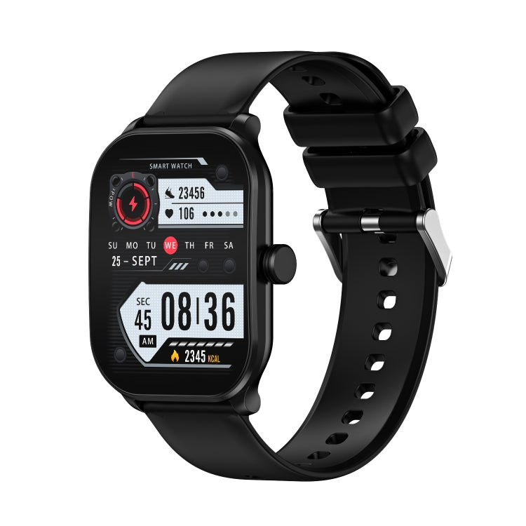 CY900 2.1 inch HD Square Screen Smart Watch, Supports Bluetooth Call / Wellness Tracking(Black)