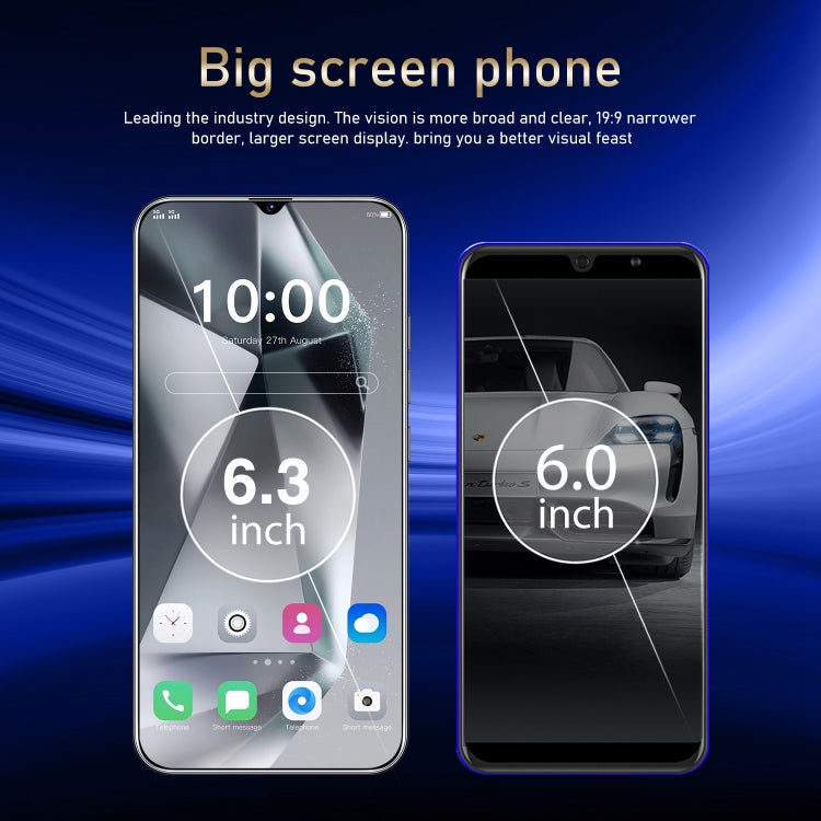 SDT89 / S24 Ultra, 2GB+16GB, 6.3 inch Screen, Face Identification, Android 10.0 MTK6737 Quad Core, Network: 4G, Dual SIM(Gold)
