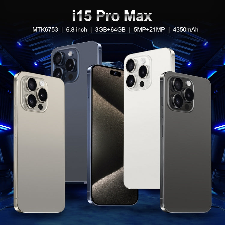 VD1 / i15 Pro Max, 3GB+64GB, 6.8 inch Screen, Face Identification, Android 10.0 MTK6753 Octa Core, Network: 4G, Dual SIM(White) - by PMC Jewellery | Online Shopping South Africa | PMC Jewellery | Buy Now Pay Later Mobicred
