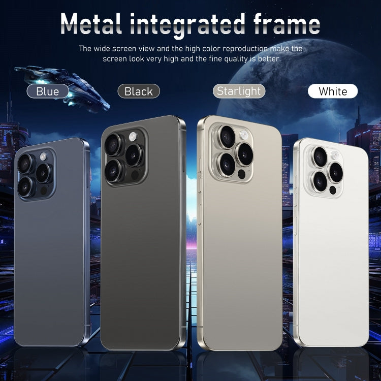 VD1 / i15 Pro Max, 3GB+64GB, 6.8 inch Screen, Face Identification, Android 10.0 MTK6753 Octa Core, Network: 4G, Dual SIM(White) - by PMC Jewellery | Online Shopping South Africa | PMC Jewellery | Buy Now Pay Later Mobicred