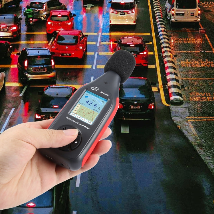 BENETECH GT1355B LCD Display Decibel Tester - Light & Sound Meter by BENETECH | Online Shopping South Africa | PMC TechLife | Buy Now Pay Later Mobicred