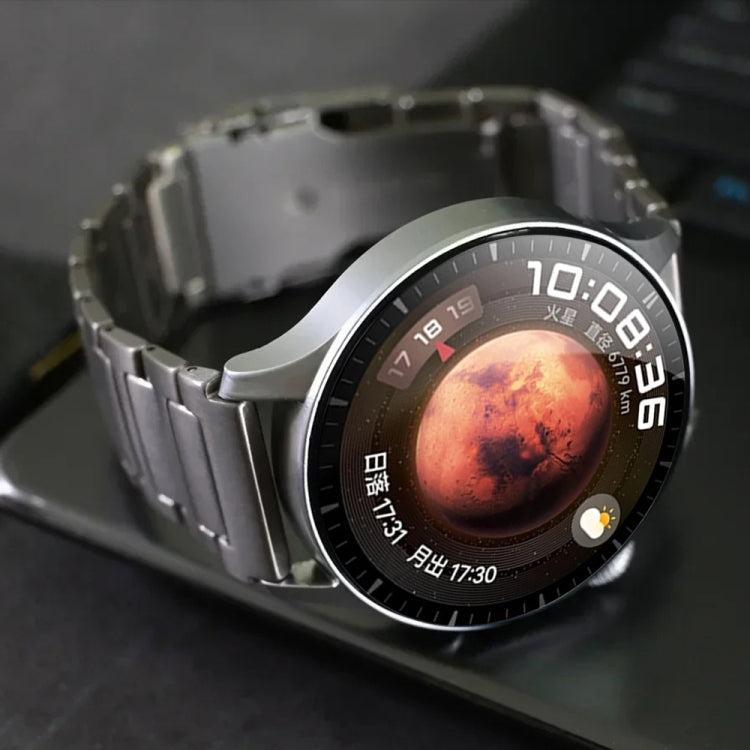 22mm Dual Safety Buckle Titanium Alloy Watch Band(Silver) - free shipping - PMc TechLife - Order now!