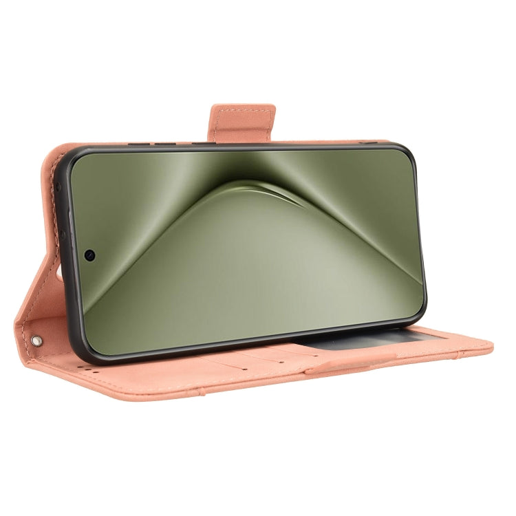 For Huawei Pura 70 Pro / 70 Pro+ Skin Feel Calf Texture Card Slots Leather Phone Case(Pink) - free shipping - PMC Jewellery - Order now!