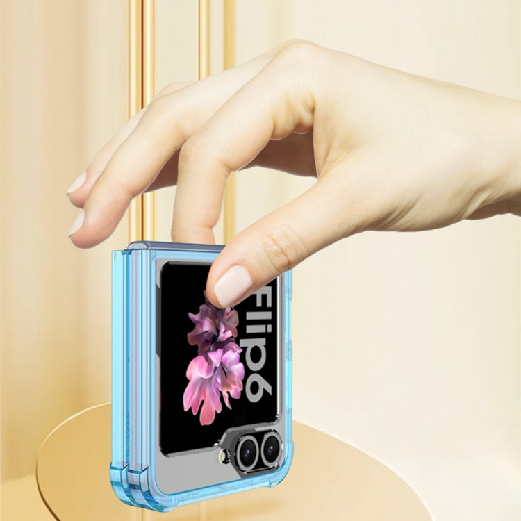 For Samsung Galaxy Z Flip6 GKK Airbag Full Coverage Phone Case(Transparent)