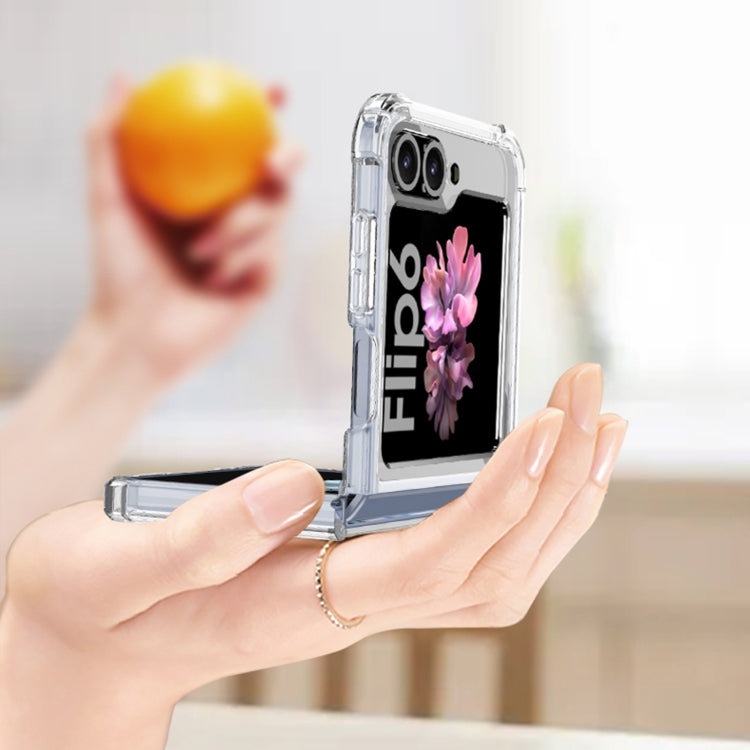 For Samsung Galaxy Z Flip6 GKK Airbag Full Coverage Phone Case(Transparent)