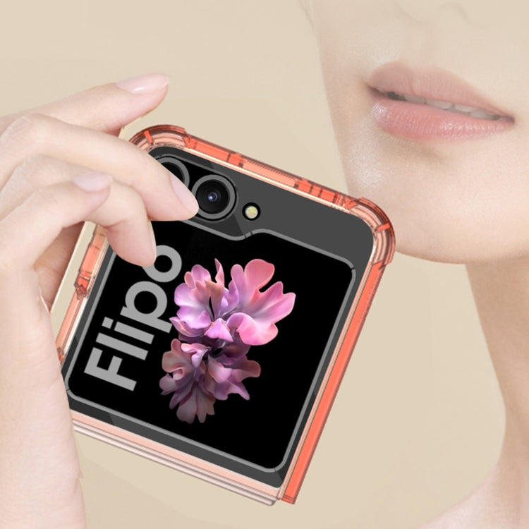 For Samsung Galaxy Z Flip6 GKK Airbag Full Coverage Phone Case(Transparent)